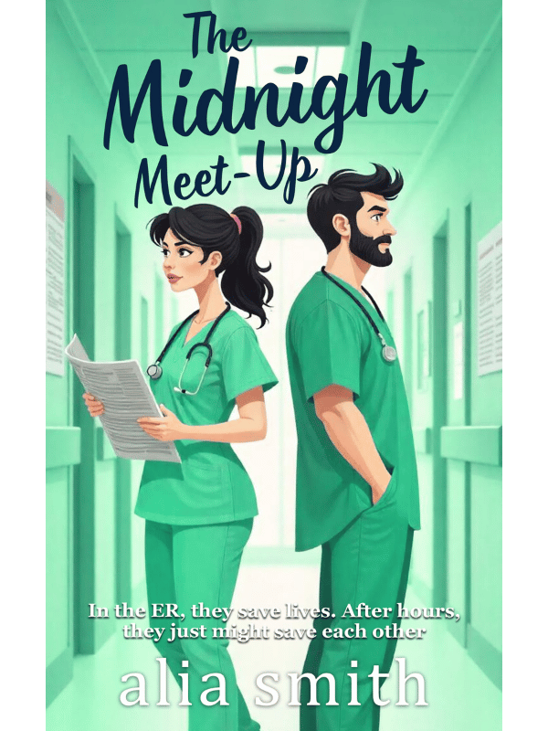 paperback cover art for romance novel The Midnight Meet-Up by Alia Smith